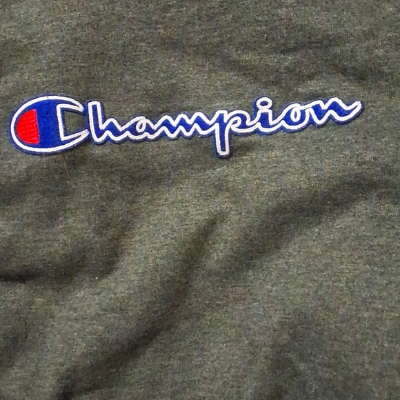 Grey champion  pullover hoodie with pockets size women's large - Picture 3 of 9